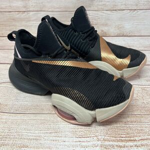 Nike Air Zoom SuperRep Womens Size 9 Sneaker  Black Metallic Copper BQ7043-086